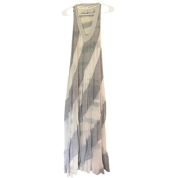 IISLI Pleated Ombre Maxi Dress Sz S - Picture 1 of 4